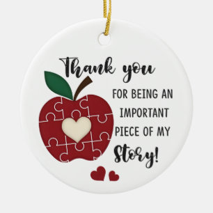 Thank You for Being Such an Important Part of My Ceramic Ornament