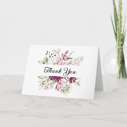 Thank You for Being There Folded Greeting Card