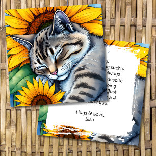 Thank you for Being There Personalized Card