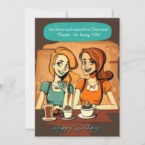 Thank You for Being You BFF Birthday Card