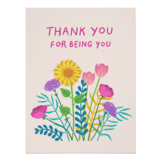 Thank You for Being You Poster