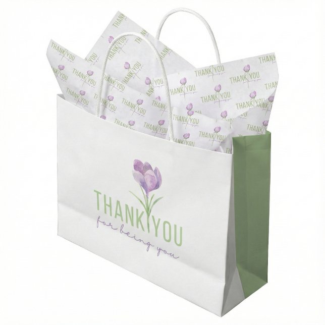 Thank You For Being You Tissue Paper (Show your gratitude with this, "Thank you for being you" tissue paper! Matching gift bag available.)