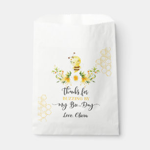 Thank you for buzzing by my bee day cute favor bag