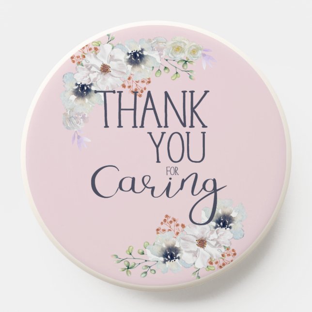 Thank You For Caring Caregiver Appreciation PopSocket (Popsocket)