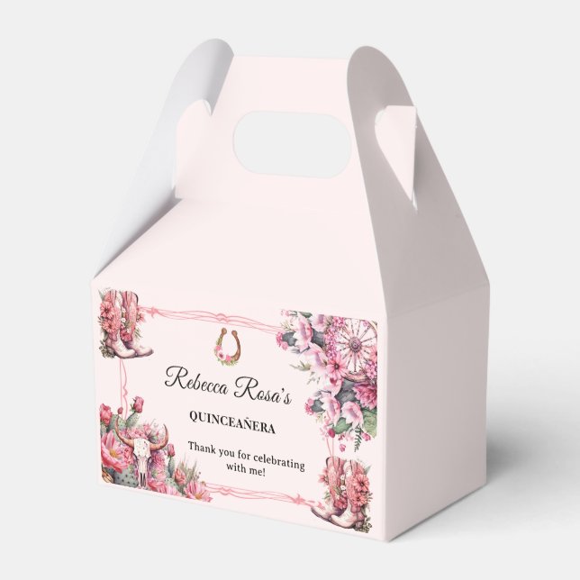 Thank you for celebrating  with me! favor boxes (Front Side)