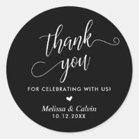 Thank you for celebrating with us, Wedding