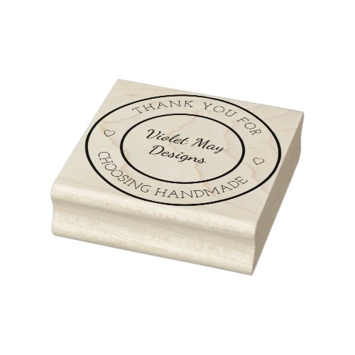 Thank you for Choosing Handmade Rubber Stamp