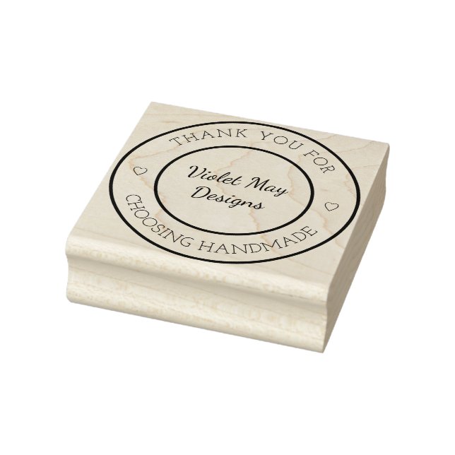 Thank you for Choosing Handmade Rubber Stamp (Stamp)