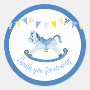 Thank you for coming baby shower stickers
