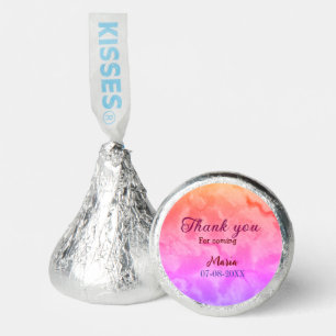 Thank you for coming birthday party add name date hershey®'s kisses®