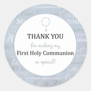 Thank you for coming Boy First Holy communion tag