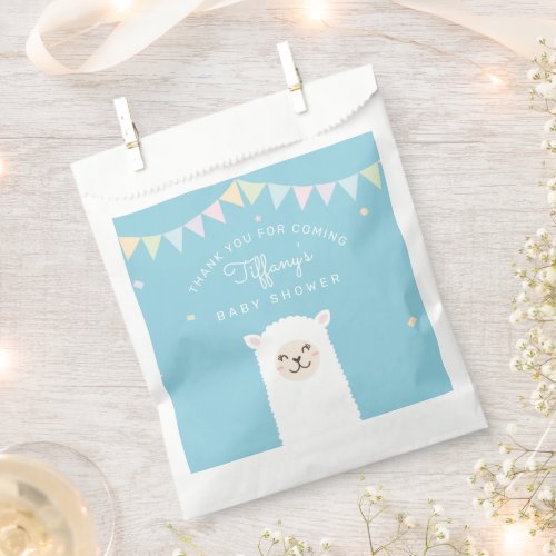 Thank You For Coming Cute Llama Momma Baby Shower Favor Bag