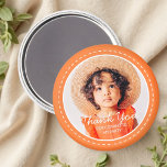 Thank You For Coming Modern Preppy Custom Photo Magnet<br><div class="desc">This simple and modern design is composed of serif typography and add a custom photo."Thank You For Coming To My Party" on top of your custom photo. Perfect for birthday party favors or give-aways,  or gift bags,  anniversaries,  or any other party!</div>