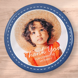 Thank You For Coming Modern Preppy Custom Photo Magnet