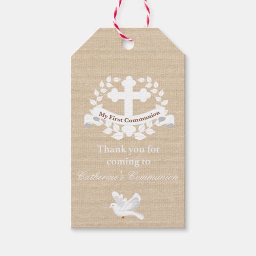 Thank You For Coming My First Communion Tag