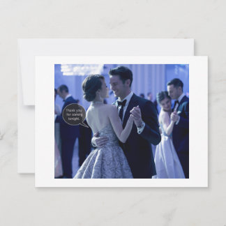 Thank you for coming  postcard