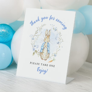 Thank you for coming - Rabbit - Pedestal Sign