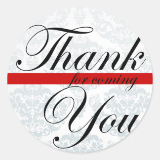 Thank you for coming Red Sticker