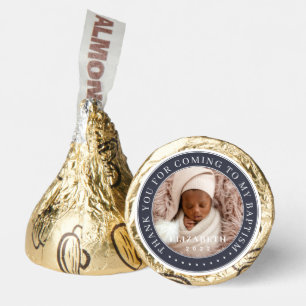 Thank You For Coming To My Baptism Modern Photo Hershey®'s Kisses®