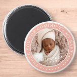 Thank You For Coming To My Baptism Modern Photo Magnet<br><div class="desc">This simple and classic design is composed of serif typography and add a custom photo. Thank you for coming to the holy Baptism.</div>