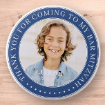 Thank You For Coming To My Bar Mitzvah Photo Button<br><div class="desc">This simple and classic design is composed of serif typography and add a custom photo. Thank you for coming to Bar Mitzvah.</div>
