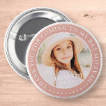 Thank You For Coming To My Bat Mitzvah Photo Button<br><div class="desc">This simple and classic design is composed of serif typography and add a custom photo. Thank you for coming to Bat Mitzvah.</div>