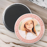 Thank You For Coming To My Bat Mitzvah Photo Magnet<br><div class="desc">This simple and classic design is composed of serif typography and add a custom photo. Thank you for coming to Bat Mitzvah.</div>
