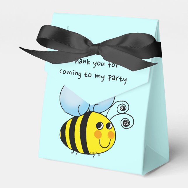Thank you for coming to my birthday party favor boxes (Front Side)