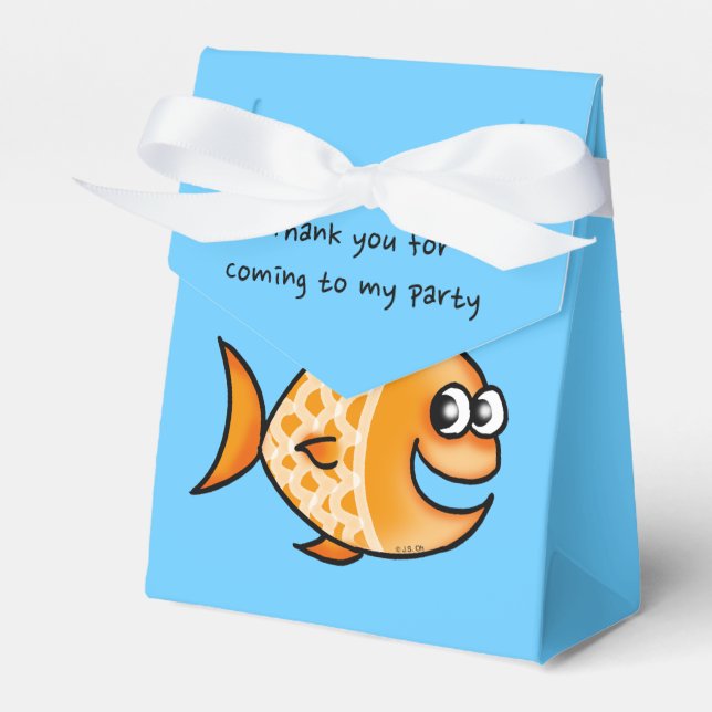 Thank you for coming to my birthday party favor boxes (Front Side)