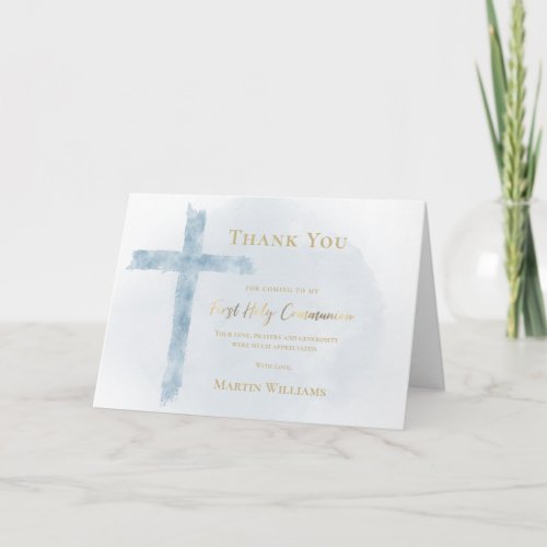 Thank you for coming to my First Holy Communion Card