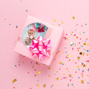 Thank You For Coming To My Party Photo Birthday Classic Round Sticker