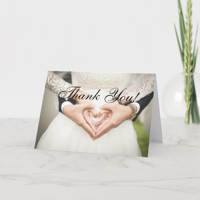 Thank You for Coming to Wedding Card (Front)