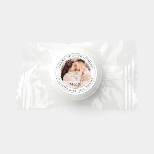 Thank You For Coming Wedding Classic Custom Photo Life Saver Mints