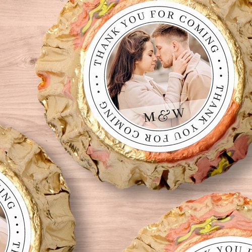 Thank You For Coming Wedding Classic Custom Photo Reeses Peanut Butter Cups