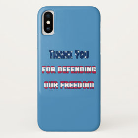 Thank You For Defending Our Freedom Case-Mate iPhone Case