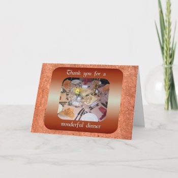 Thank You For Dinner by missprinteditions at Zazzle