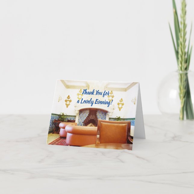 Thank You for Dinner Card (Front)