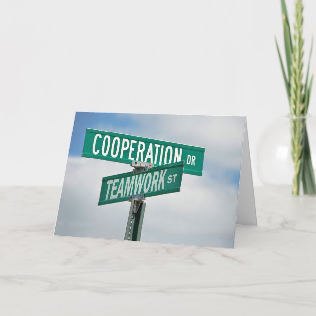 Thank You for Employee Card (Front)