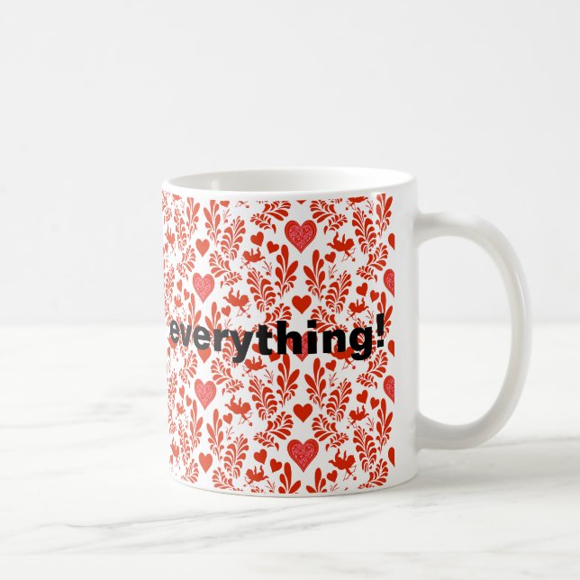 Thank you for everything! coffee mug (Right)