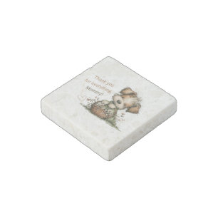 Thank you for everything, Mom! Stone Magnet