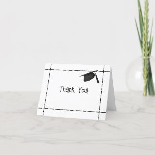 Thank You For Graduation Gift With Black Cap