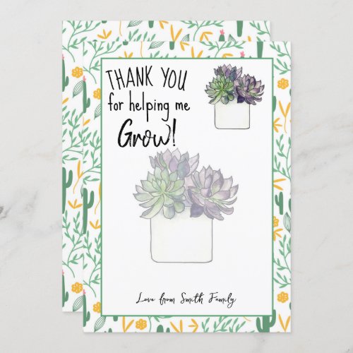 Thank you for helping me grow card holder voucher