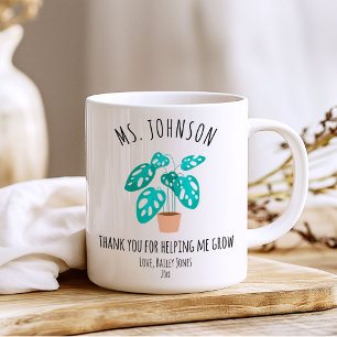 Thank You for Helping Me Grow Coffee Mug