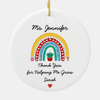 Thank You for Helping Me Grow Teacher Appreciation