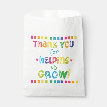 Thank You For Helping Us Grow  Key Ring Stone Magn Favor Bag by GenerationIns at Zazzle