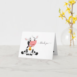 Thank You for Joining Us cow Card