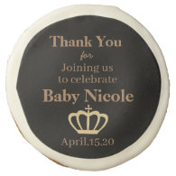Thank You for Joining Us to Celebrate Baby Nicole Sugar Cookie