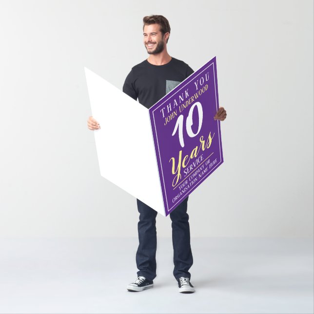 Thank You for Long Service Recognition Card (In Situ)