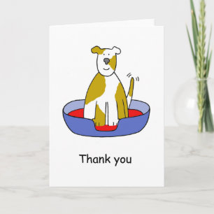 Thank You for Looking After the Dog Card