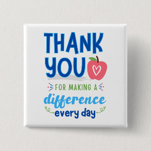 Thank You for Making a Difference Button